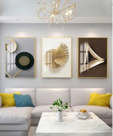 60*90 Cm Wall 3D Crystall Porsalein Painting Decorative For Living Room 